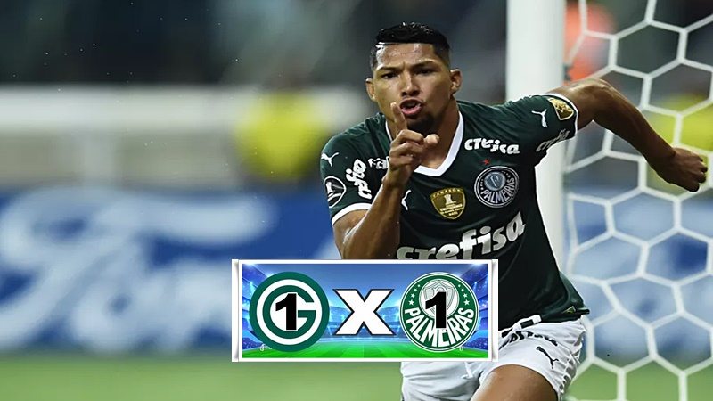Gols de Goiás x Palmeiras: alviverdes empatam em 1 x 1 pelo Campeonato Brasileiro