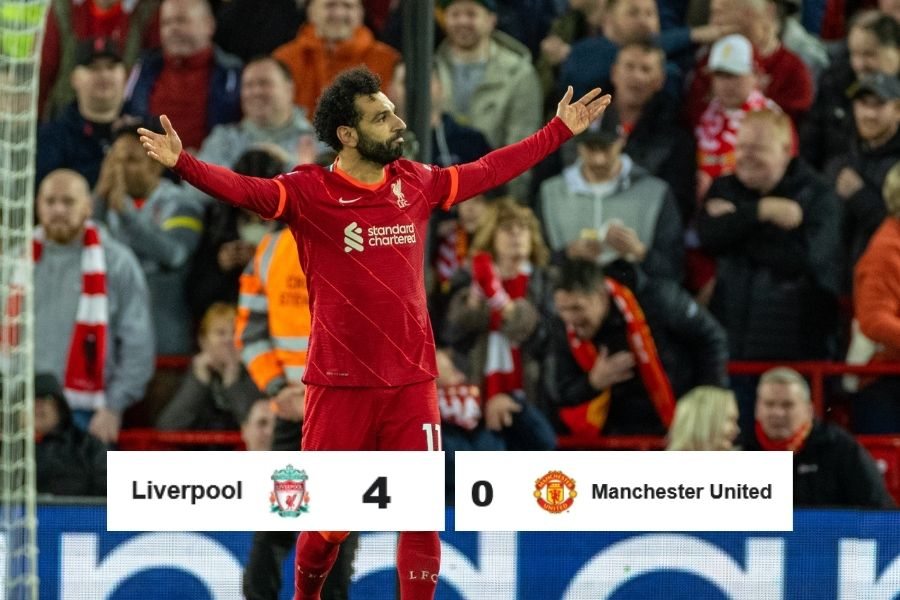 Gols de Liverpool x Manchester United: Salah dá show em goleada dos Reds no clássico 