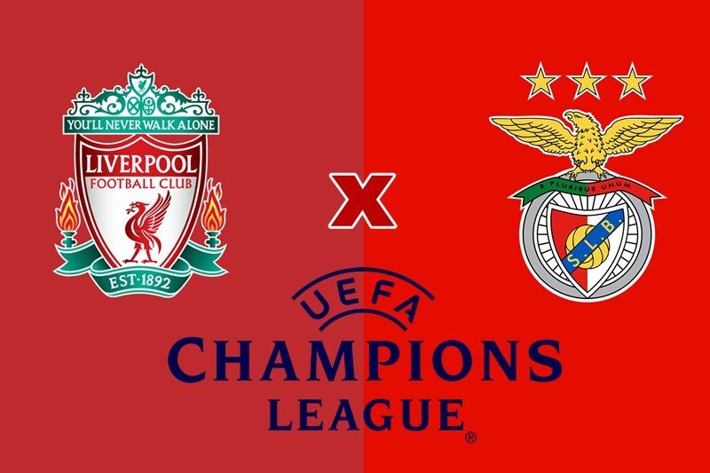 Veja como assistir Liverpool x Benfica ao vivo online nesta quarta-feira