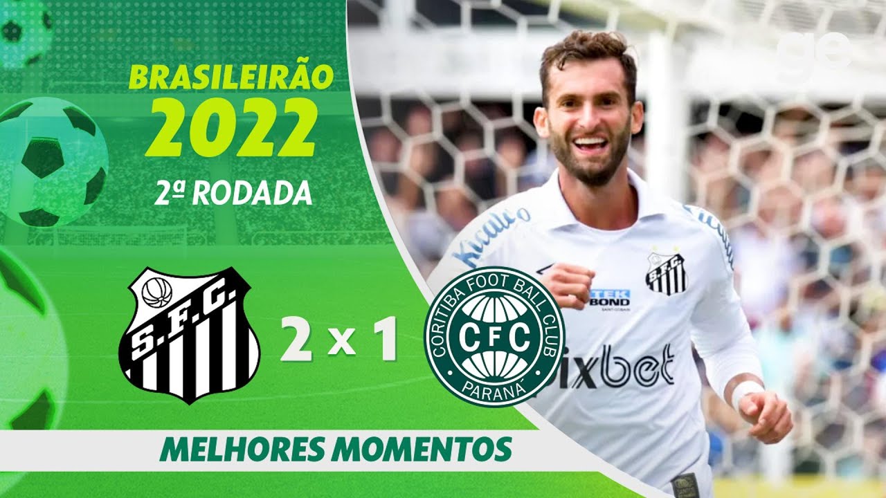 Gols de Santos x Coritiba: com gol contra, Peixe vence dentro de casa pelo Campeonato Brasileiro