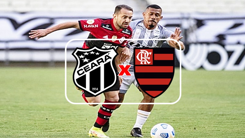 Ceará x Flamengo ao vivo onde você pode assistir online e na tv.  Imagem - reprodução