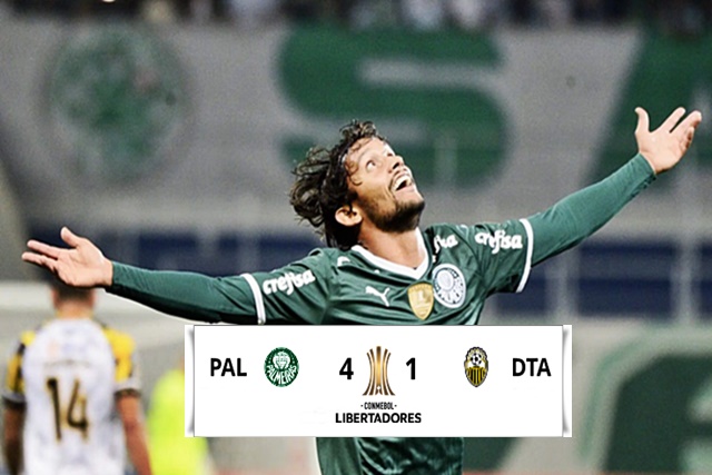 Gols e melhores momentos de Palmeiras 4 x 1 Deportivo Táchira pela Libertadores