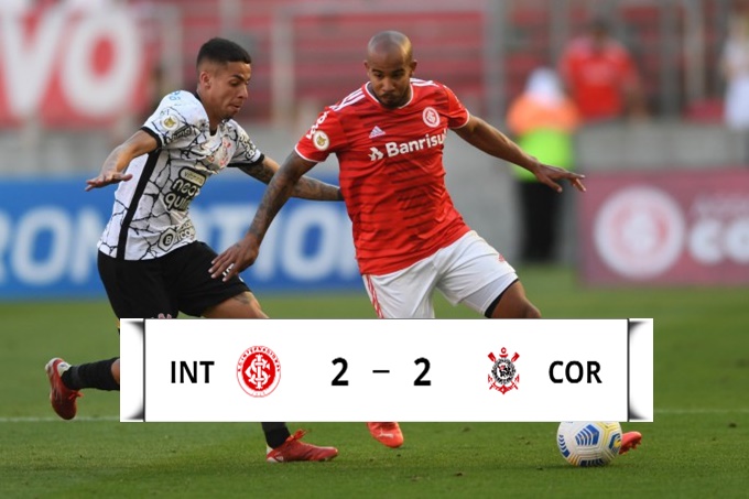 Melhores momentos e gols de Internacional 2 x 2 Corinthians pela 6ª rodada do Brasileirão 2022