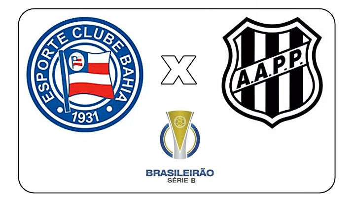 Onde assistir Bahia x Ponte Preta ao vivo pelo Campeonato Brasileiro Série B