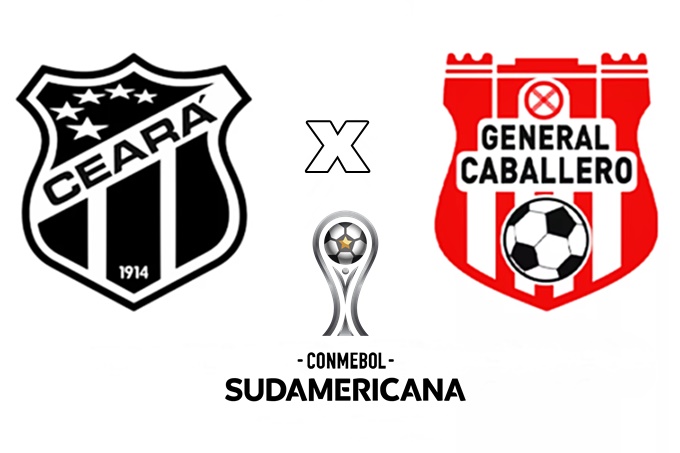 Ceará e General Caballero pela 5ª rodada da Copa Sul-Americana ao vivo. Foto: Reprodução