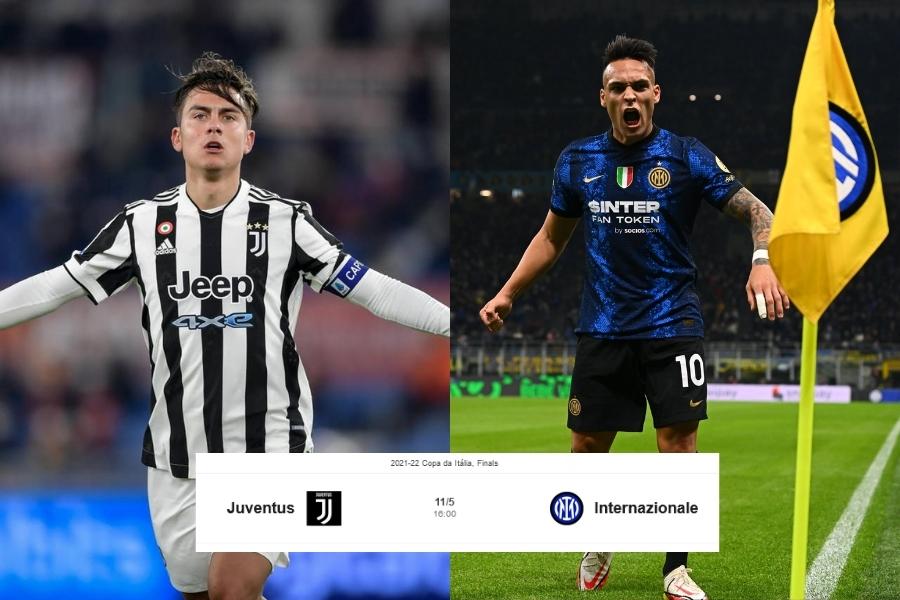 Juventus x Inter de Milão ao vivo: como assistir online ao jogo da final da Copa da Itália