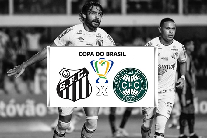 Onde assistir Santos e Coritiba ao vivo pela Copa do Brasil
