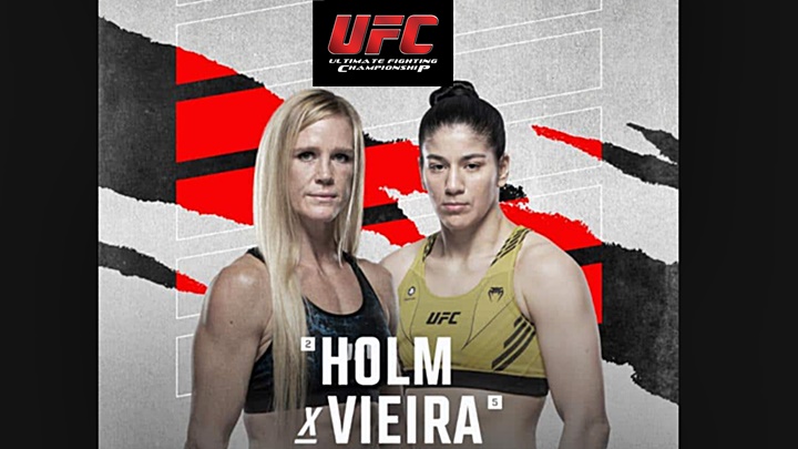 UFC ao vivo: luta da brasileira Ketlen Vieira vs Holly Holm melhores momentos UFC Vegas 55