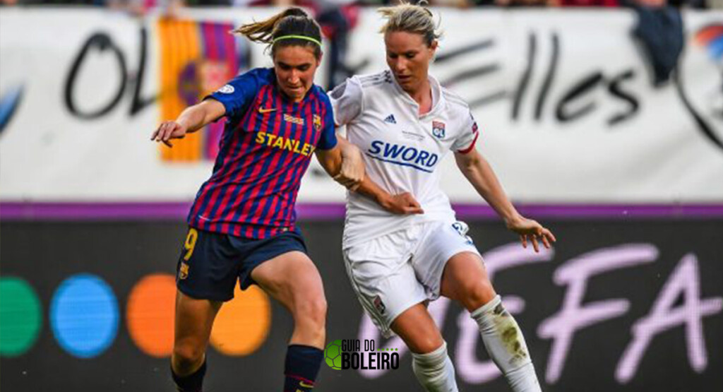 Barcelona e Lyon disputam final da Champions League feminina neste sábado (21). (Foto: Reprodução)