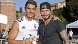 Beckham faz pedido a Cristiano Ronaldo sobre futuro no Manchester United