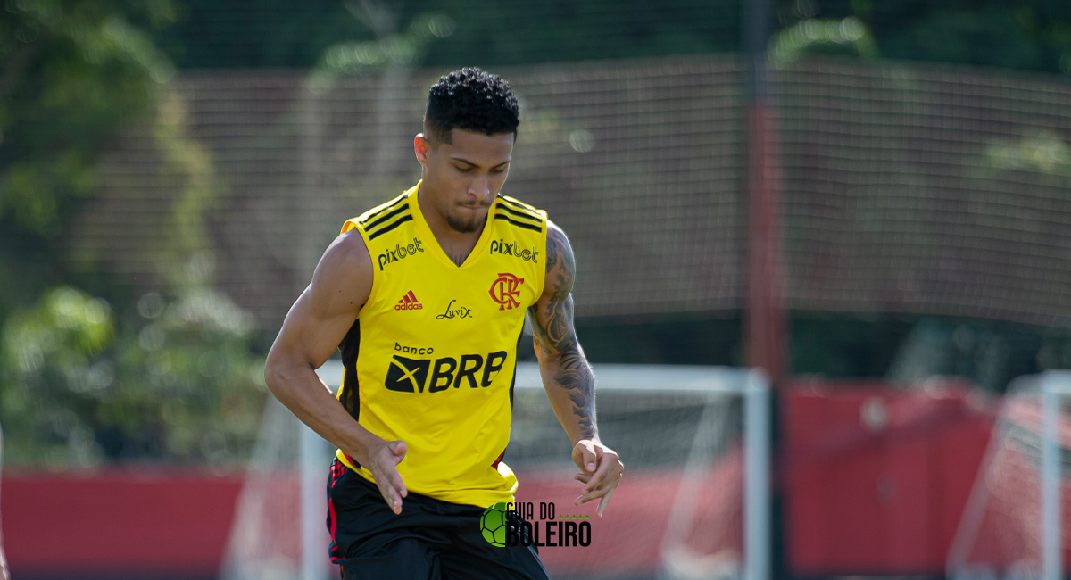 João Gomes, do Flamengo, é monitorado por clube da Espanha. (Foto: Reprodução)