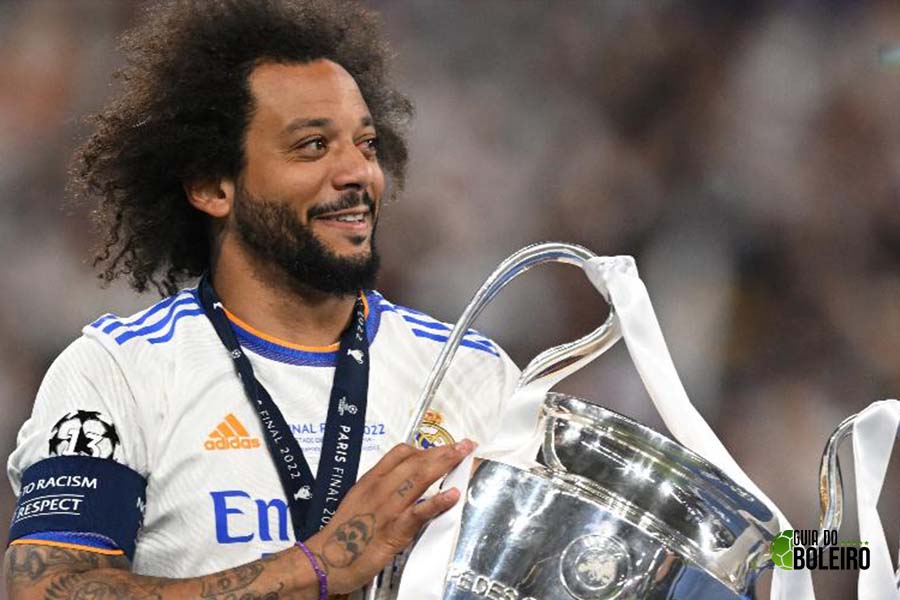 Marcelo conquistou 5 Champions League pelo Real Madrid. (Foto: Reprodução)