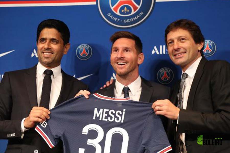 Messi foi apresentado em Agosto de 2021 no PSG e, desde então, já gerou grandes lucros ao clube. (Foto: Reprodução)