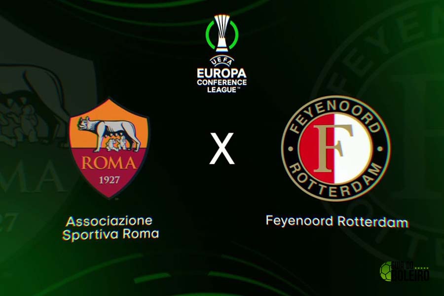Roma e Feyenoord fazem a grande final da Liga Conferência. (Foto: Reprodução)