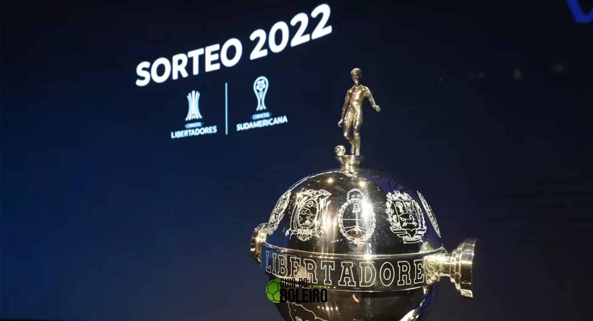 Sorteio da Copa Libertadores 2022 acontece nessa sexta-feira (27). (Foto: Reprodução)