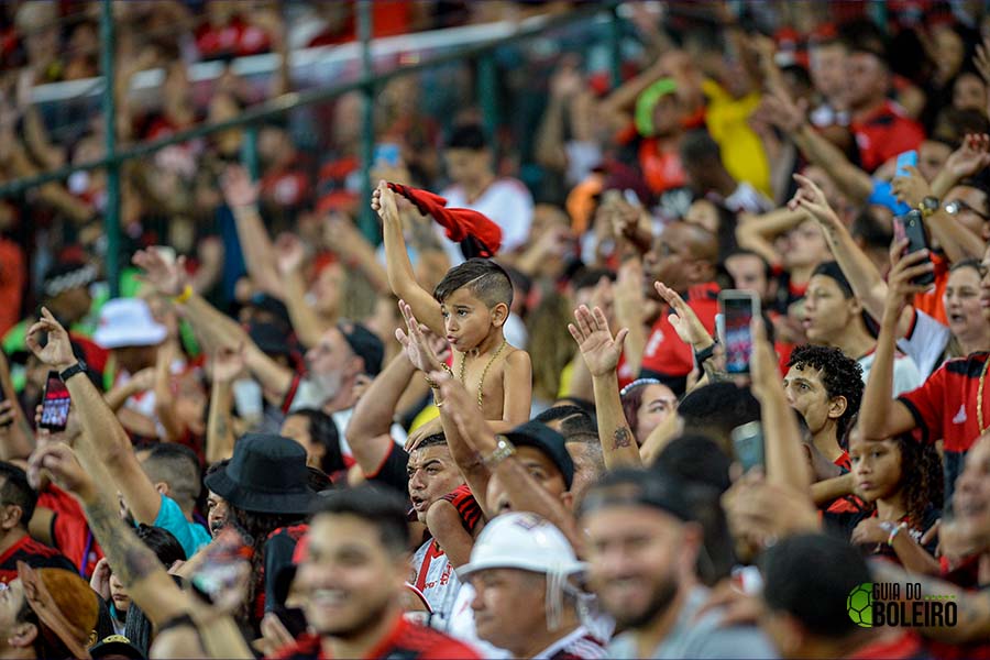 Torcida do Flamengo lidera média de público dos times brasileiros em 2022. (Foto: Reprodução)