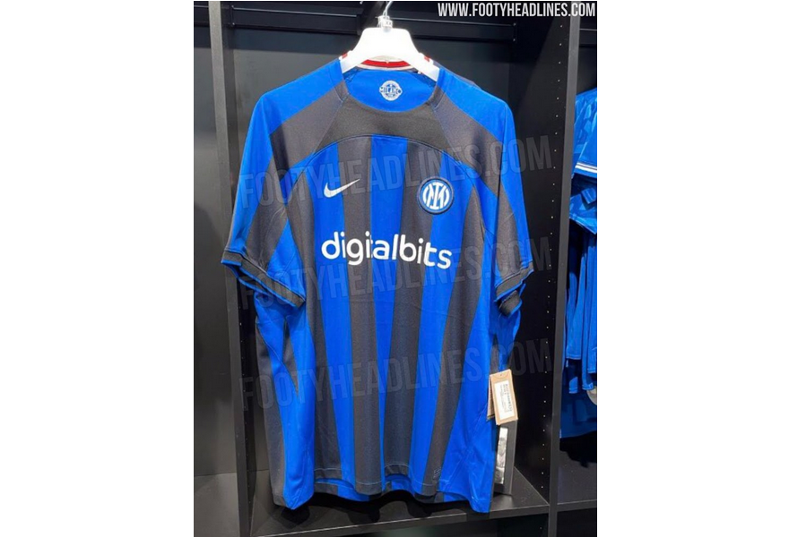Camisa vazada da Inter de Milão para 2022-23