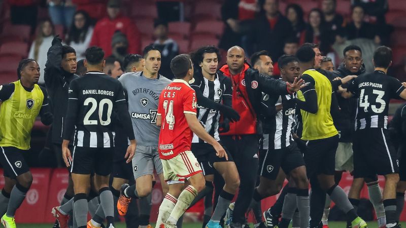 Briga em Internacional x Botafogo: qual motivo da confusão?