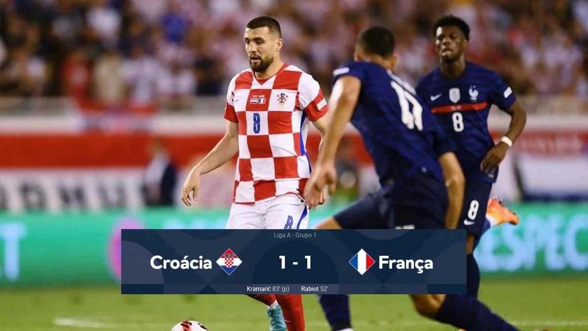 Croácia x França gols Franceses saem na frente mas sofrem empate no fim- Melhores momentos