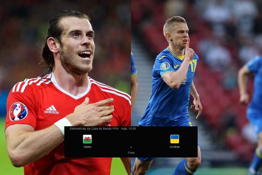 Gales x Ucrânia ao vivo onde assistir online ao jogo das eliminatórias da Copa do Mundo