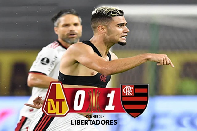Gol de Andreas Pereira dá vitória ao Flamengo por 1 x 0 sobre o Tolima