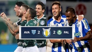 Gols de Avaí x Palmeiras: Verdão sai atrás, vira, mas cede empate em 2 x 2 pelo Brasileirão