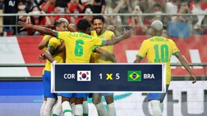 Gols de Brasil e Coreia do Sul: Seleção Brasileira goleia sul-coreanos por 5 x 1 com 2 de Neynar