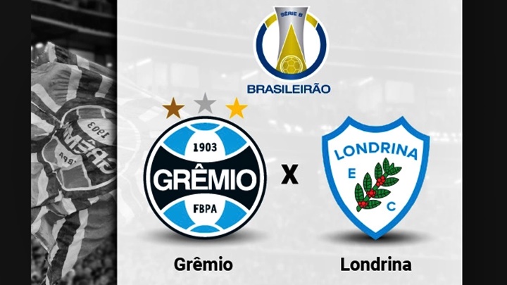 Ingressos para Grêmio x Londrina na próxima terça-feira, 28, pela 15ª rodada do Campeonato Brasileiro Série B
