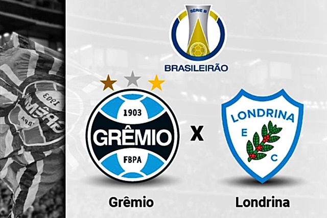 Ingressos para Grêmio x Londrina pela 15ª rodada do Campeonato Brasileiro Série B