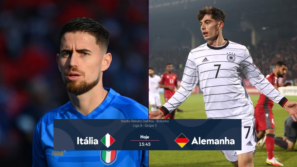 Itália x Alemanha ao vivo: onde assistir online e na TV ao jogo da Liga das Nações da UEFA