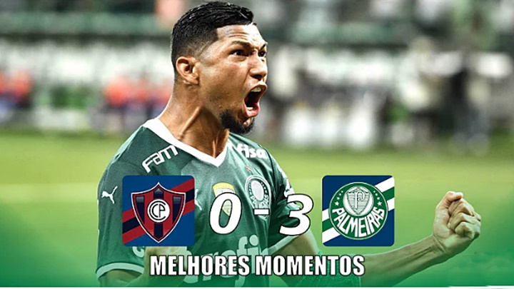 Melhores momentos e gols de Cerro Porteno 0 x 3 Palmeiras pelas oitavas de final da Libertadores