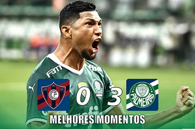 Melhores momentos e gols de Cerro Porteno 0 x 3 Palmeiras pelas oitavas de final da Libertadores