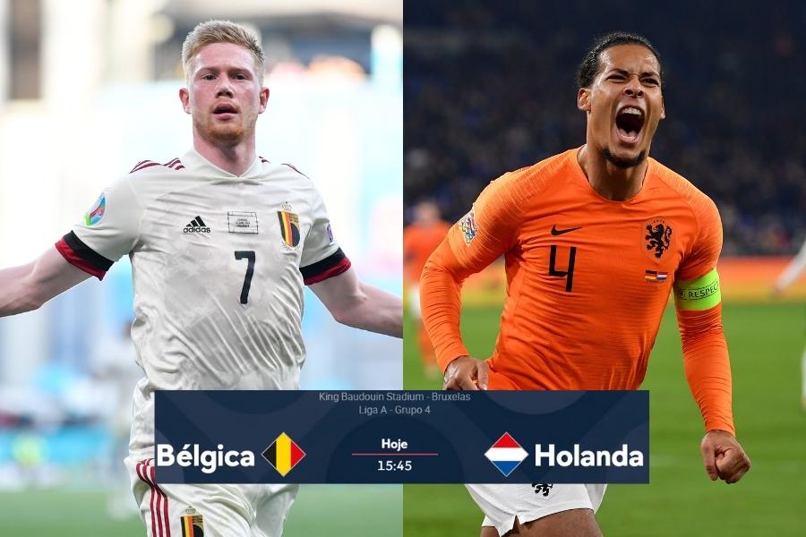 Onde assistir Bélgica x Holanda ao vivo na UEFA Nations League