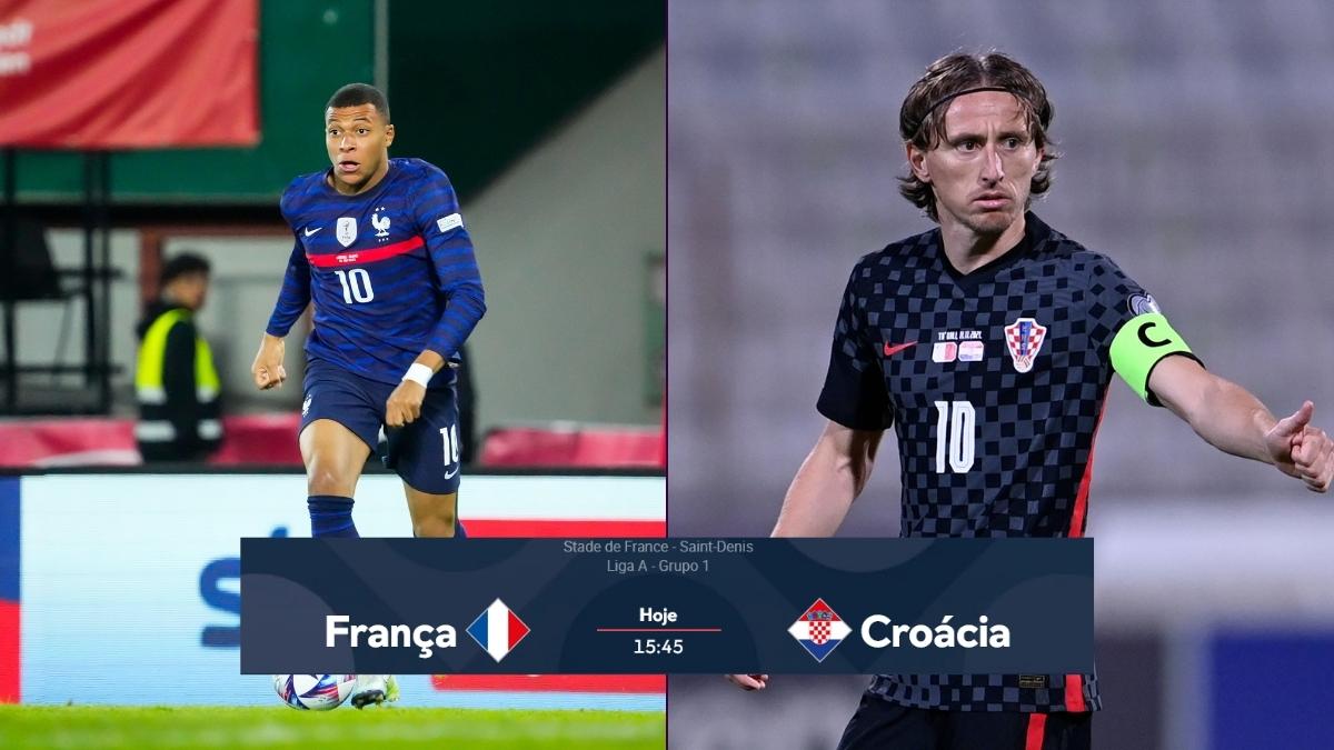 Onde assistir França x Croácia ao vivo na UEFA Nations League