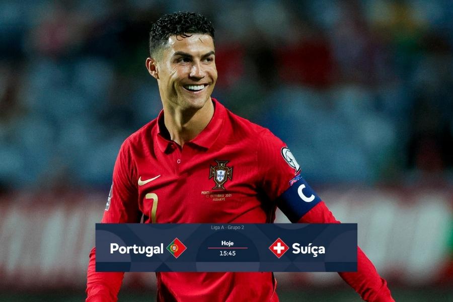 Onde assistir Portugal x Suíça ao vivo na UEFA Nations League