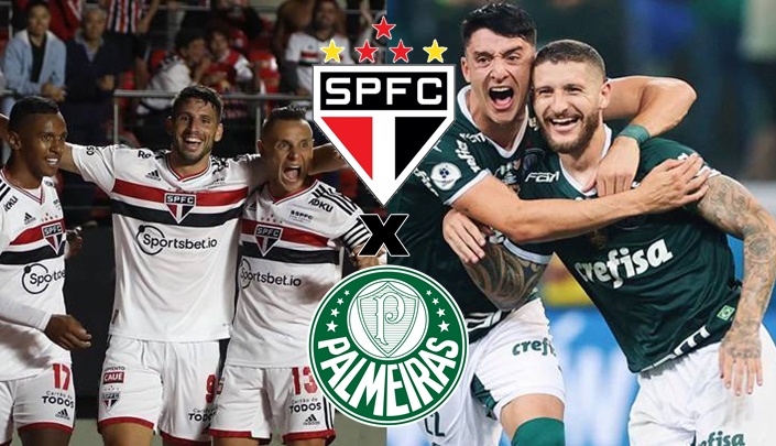 São Paulo x Palmeiras ao vivo: assista online de graça e na TV ao jogo pela Copa do Brasil