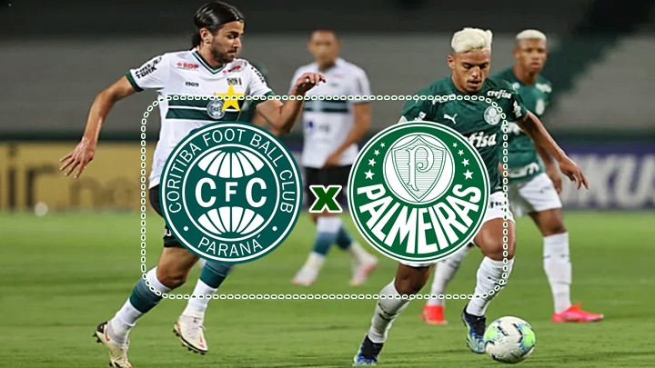 Saiba onde assistir Coritiba e Palmeiras neste domingo, às 18h, no Couto Pereira, pela 11ª rodada do Campeonato Brasileiro