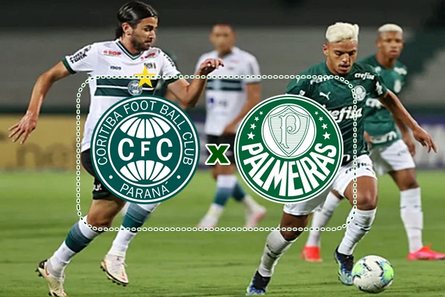 Saiba onde assistir Coritiba e Palmeiras neste domingo pela 11ª rodada do Campeonato Brasileiro