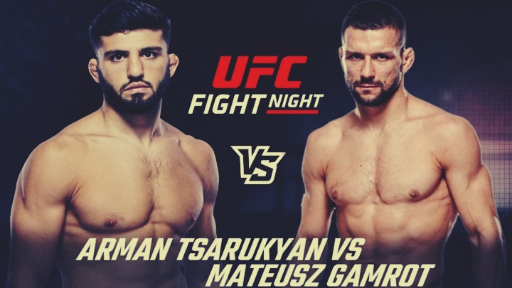 UFC ao vivo Arman Tsarukyan vs Mateusz Gamrot luta dos Brasileiros no UFC Vegas 57