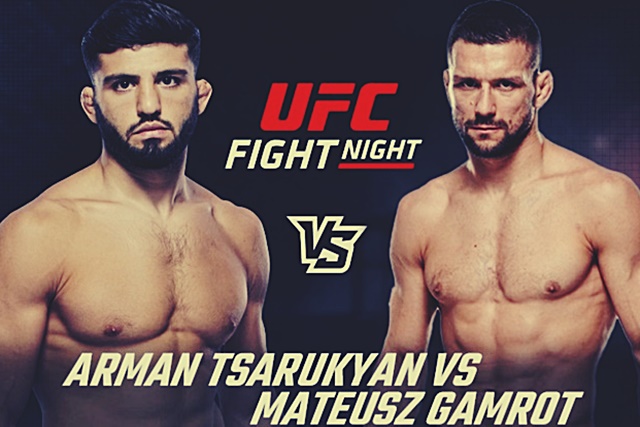 UFC ao vivo Arman Tsarukyan vs Mateusz Gamrot, one assistir as lutas dos Brasileiros no UFC Vegas 57