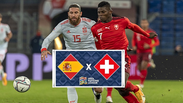 Suíça x Espanha ao vivo: onde assistir online  e na TV ao jogo pela UEFA Nations League