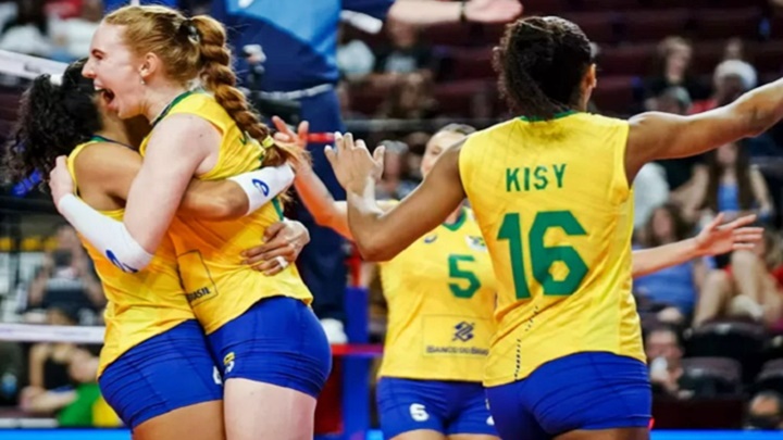 Vôlei feminino do Brasil vence a Alemanha na estreia da Liga das Nações nos EUA