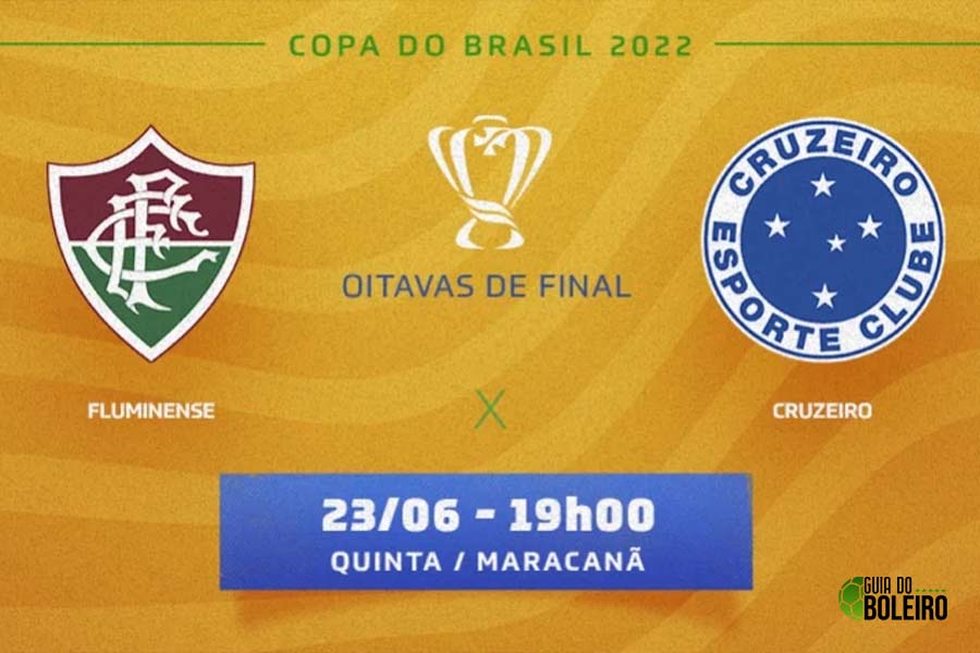 Fluminense x Cruzeiro nesta quinta-feira (23) pela Copa do Brasil. (Foto: Reprodução)