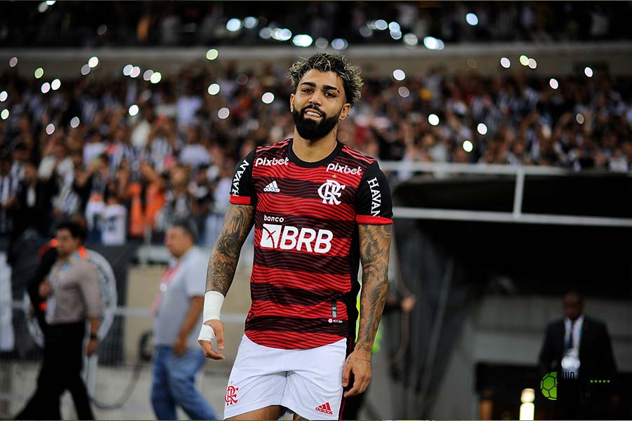 Flamengo: fase de Gabigol é comentada pelo treinador Dorival Júnior. (Foto: Reprodução) 