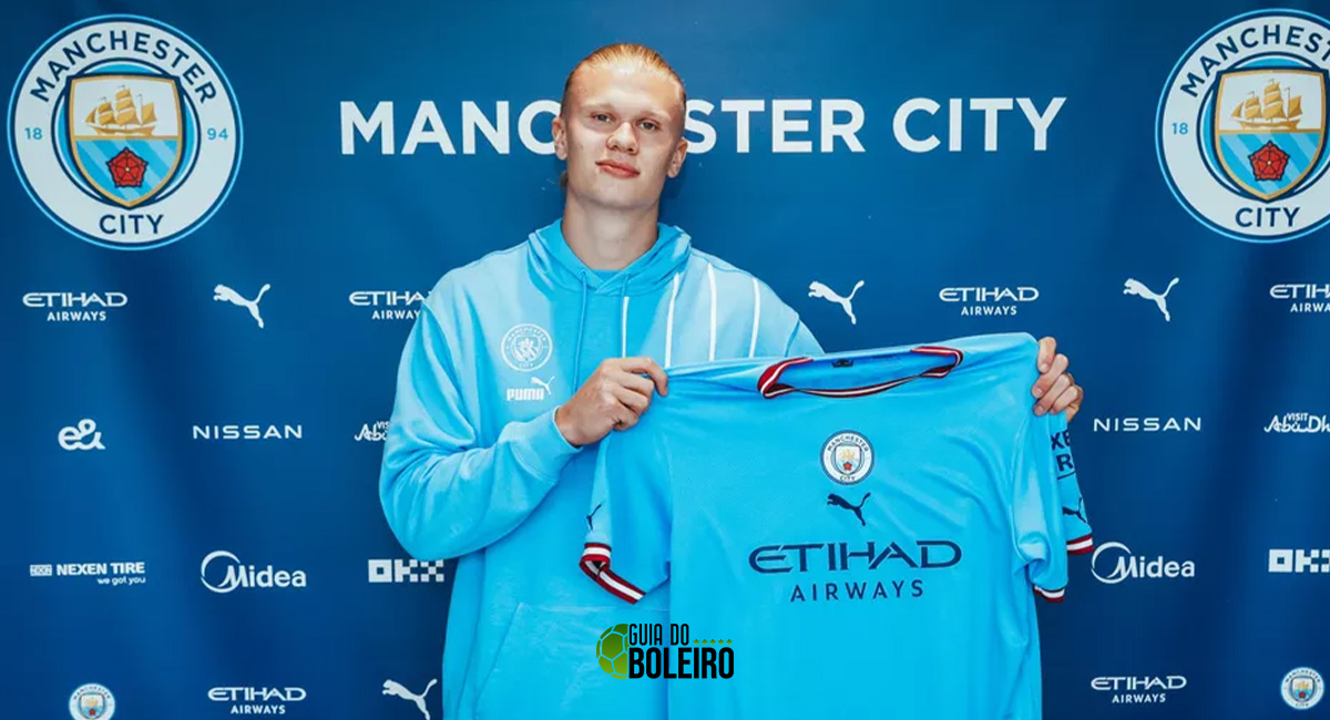Haaland no Manchester City: clube oficializa a contratação do atacante norueguês