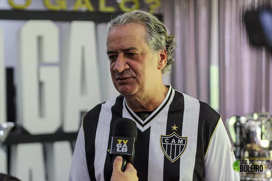 Sério Coelho, presidente do Atlético-MG, afirma que Flamengo tem dificuldades com o VAR. (Foto: Reprodução)