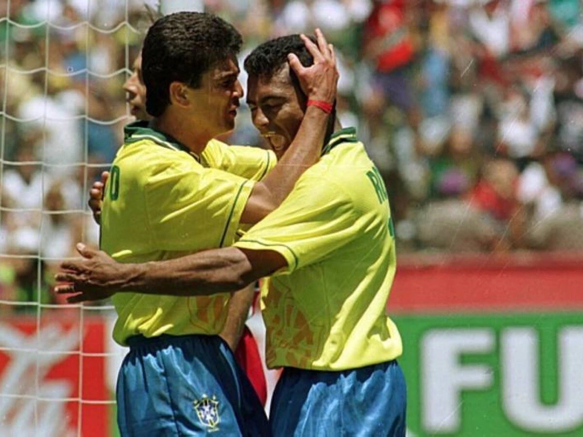 Bebeto e Romário formaram uma das maiores duplas na Seleção Brasileira