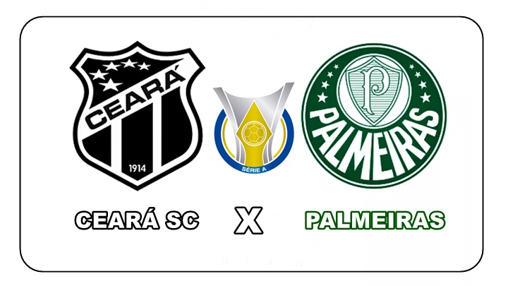 Como assistir online Ceará x Palmeiras ao vivo pelo Campeonato Brasileiro neste sábado.