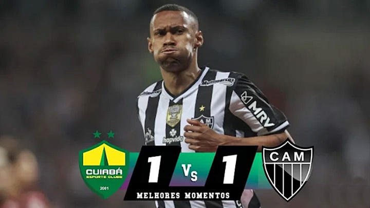 Gols de Cuiabá x Atlético Mineiro nesta quinta-feira, 21 de julho, pela 18ª rodada do Brasileirão Série A