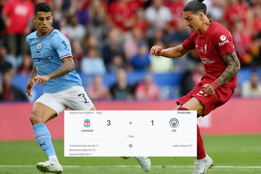 Gols de Liverpool x Manchester City Darwin Núñez entra e resolve para os Reds